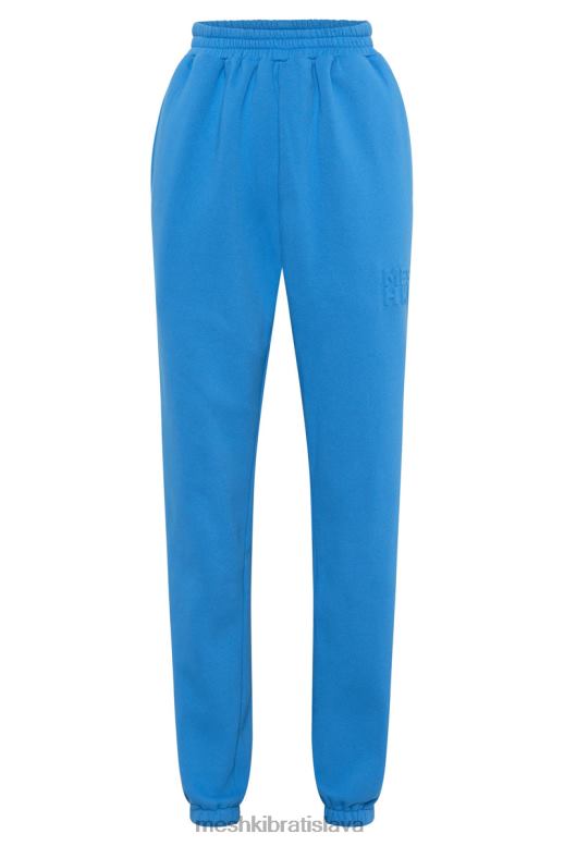 Meshki šmirgľové embossované fleecové joggery oblečenie Modrá 4N0F61604
