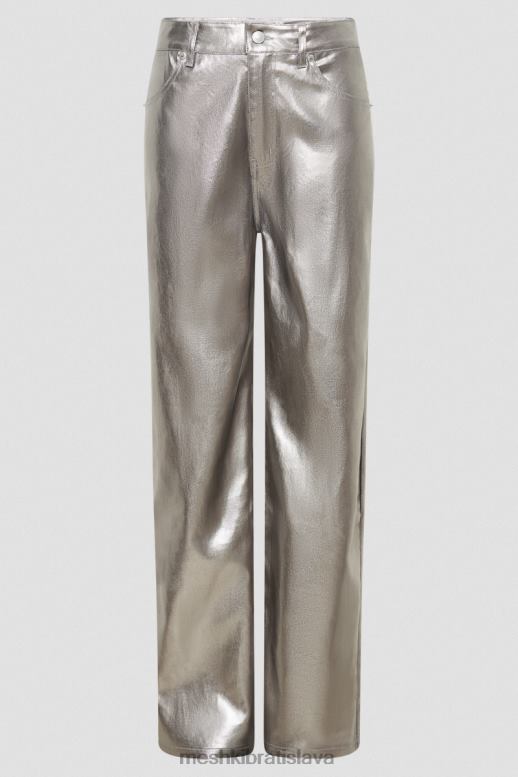 Meshki minnie metalické rovné džínsy oblečenie striebro 4N0F61270