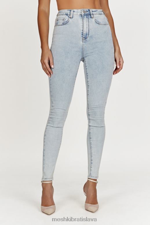 Meshki skautský džínsový skinny jean oblečenie svetlo modrá 4N0F61392