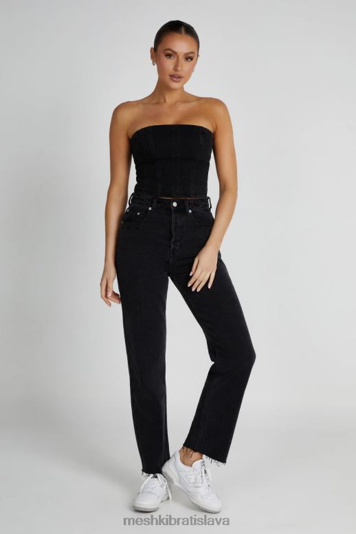 Meshki tina mama jean oblečenie umyté na čierno 4N0F61319