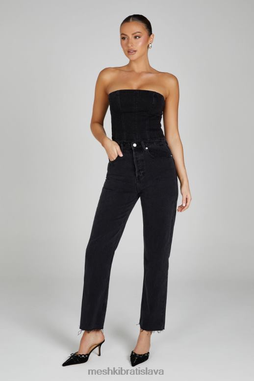 Meshki tina mama jean oblečenie umyté na čierno 4N0F61319