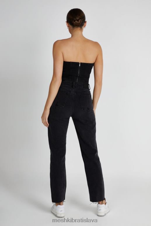 Meshki tina mama jean oblečenie umyté na čierno 4N0F61319