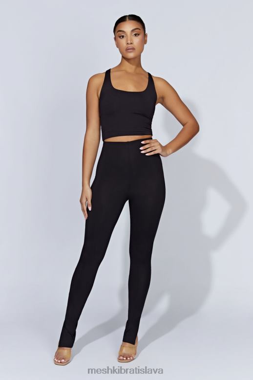 Meshki michelle bočné delené legíny oblečenie čierna 4N0F61585