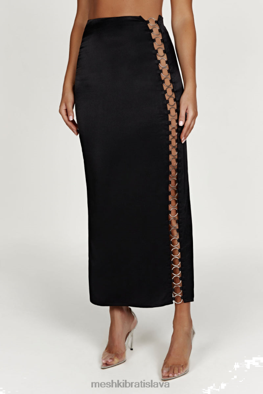 Meshki Jaida ring maxi sukňa oblečenie čierna 4N0F61596