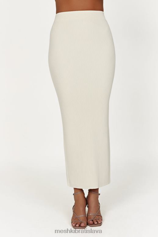 Meshki kaesha split maxi pletená sukňa oblečenie kosť 4N0F61272