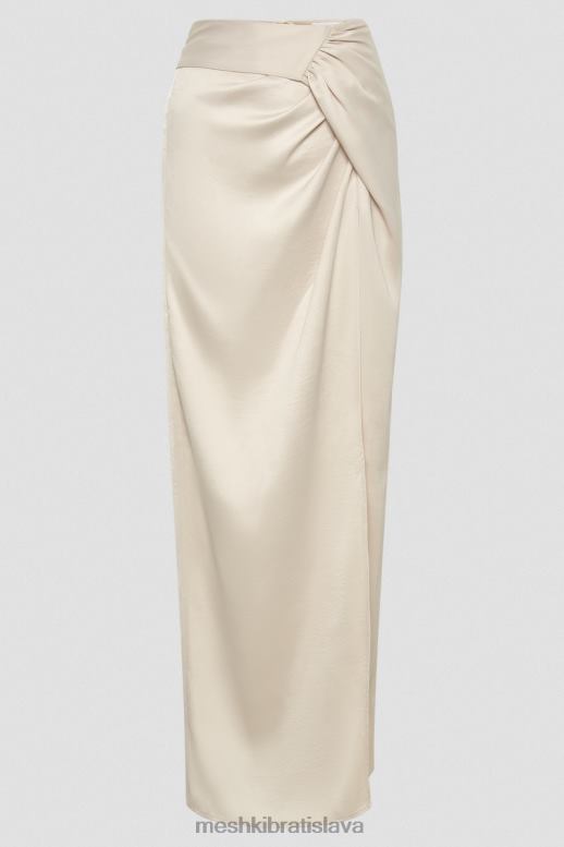 Meshki maxi sukňa jennifer twist oblečenie slonovina 4N0F61335