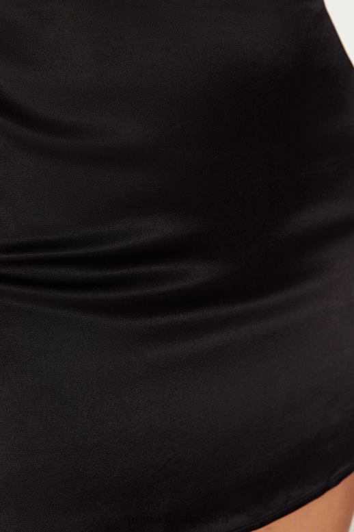 Meshki amia saténová minisukňa oblečenie čierna 4N0F61385