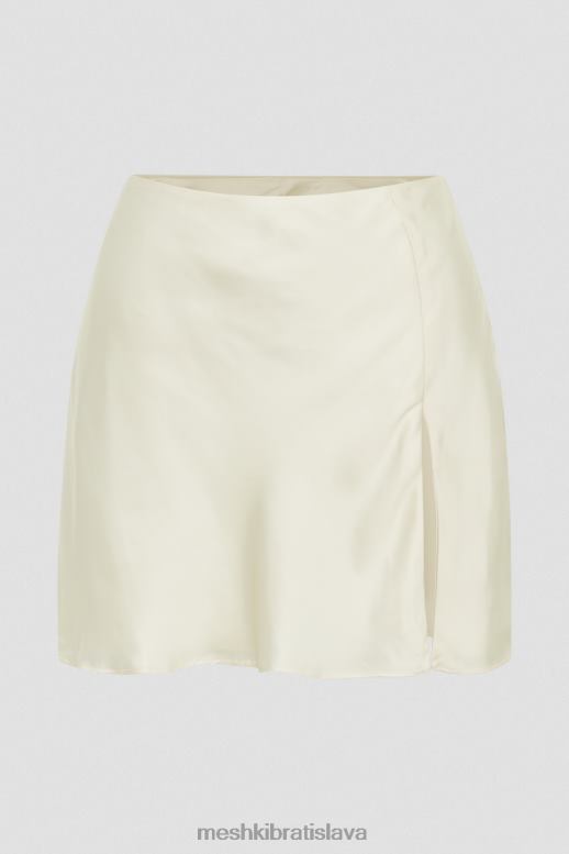 Meshki hartley saténová minisukňa oblečenie slonovina 4N0F6758