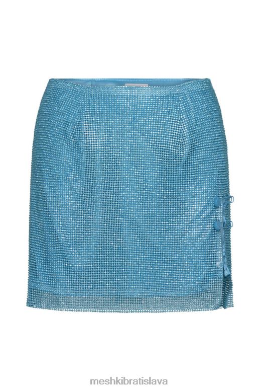Meshki minisukňa marlena glomesh oblečenie akvamarín 4N0F61394