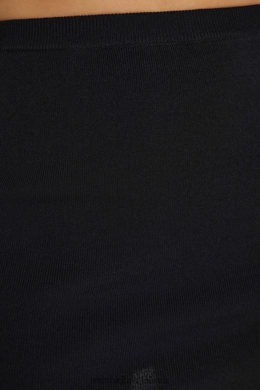 Meshki úpletová minisukňa carol oblečenie čierna 4N0F61328