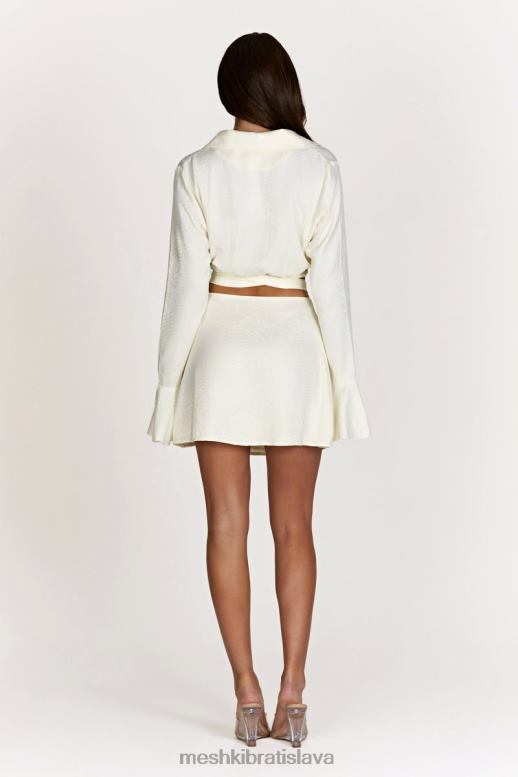 Meshki saténová minisukňa analize oblečenie kosť 4N0F61545