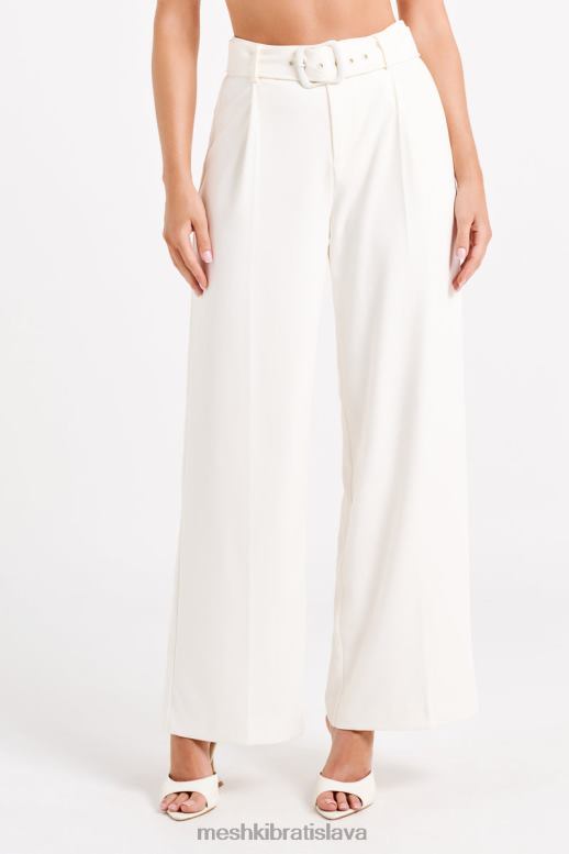 Meshki Tenley široké nohavice vhodné pre nohavice oblečenie slonovina 4N0F61248