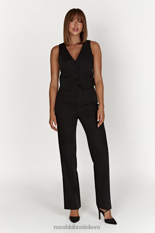 Meshki allanah rovné nohavice oblečenie čierna 4N0F61311