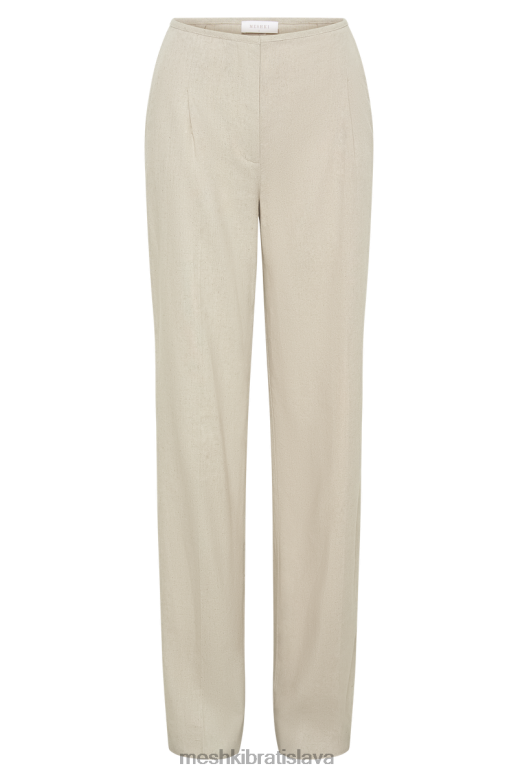 Meshki ľanové nohavice adina oblečenie prirodzené 4N0F61261