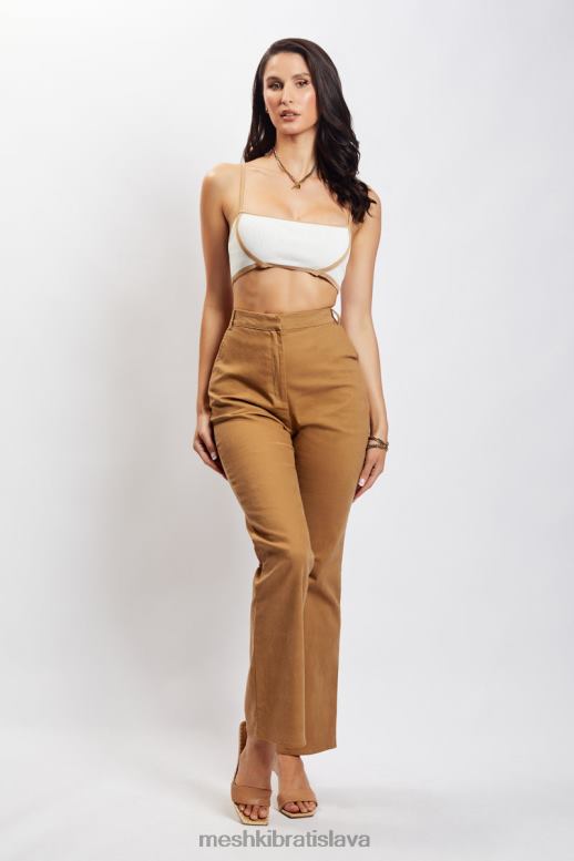 Meshki cindy svetlice nohavice oblečenie ťava 4N0F61422