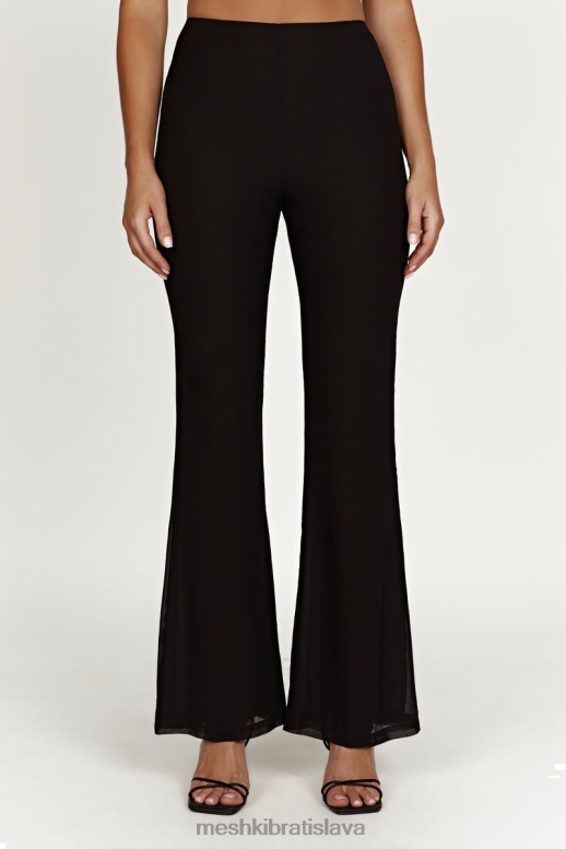 Meshki daisie šifónové nohavice oblečenie čierna 4N0F61436