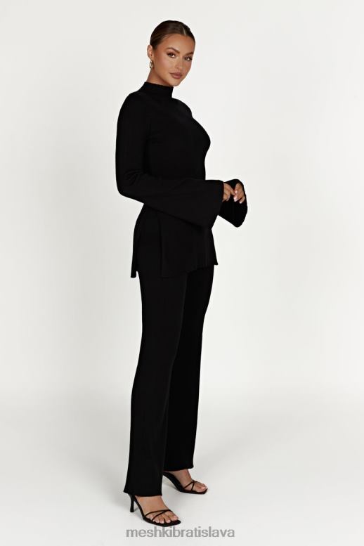 Meshki jovie pletené nohavice oblečenie čierna 4N0F61393