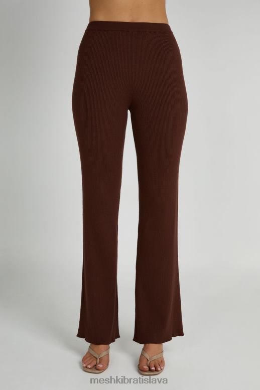 Meshki jovie pletené nohavice oblečenie lieskový orech 4N0F61331
