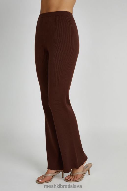 Meshki jovie pletené nohavice oblečenie lieskový orech 4N0F61331