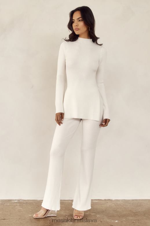 Meshki jovie pletené nohavice oblečenie off white 4N0F61318