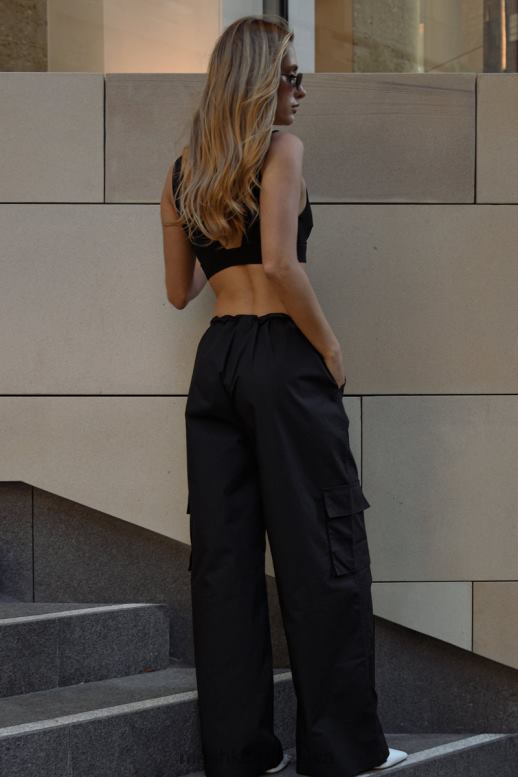 Meshki parašutistické nohavice amara oblečenie čierna 4N0F61592