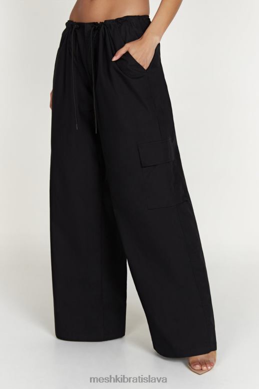 Meshki parašutistické nohavice amara oblečenie čierna 4N0F61592