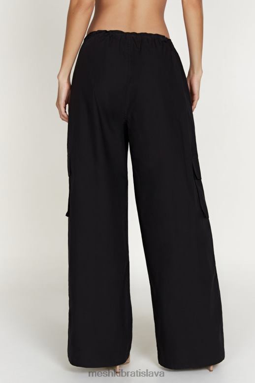 Meshki parašutistické nohavice amara oblečenie čierna 4N0F61592