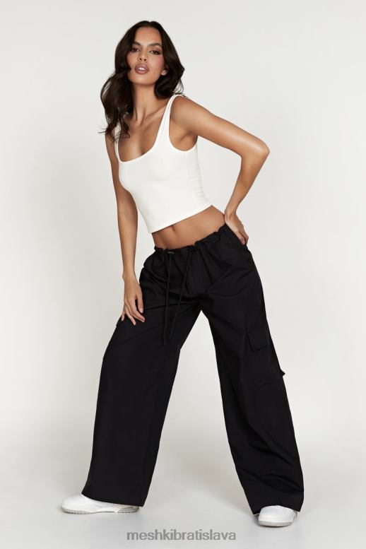 Meshki parašutistické nohavice amara oblečenie čierna 4N0F61592