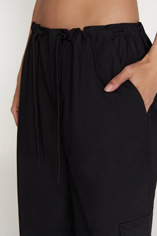 Meshki parašutistické nohavice amara oblečenie čierna 4N0F61592