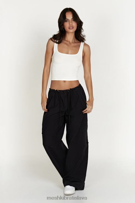 Meshki parašutistické nohavice amara oblečenie čierna 4N0F61592