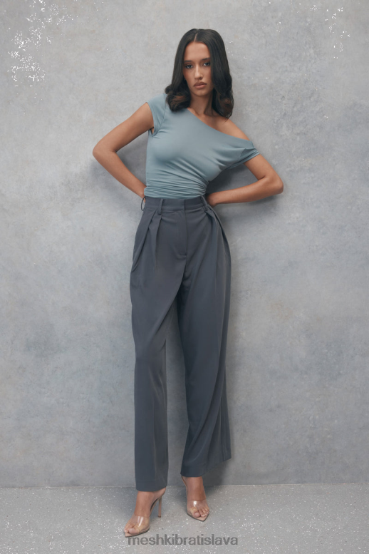 Meshki rovné nohavice jemima oblečenie drevené uhlie 4N0F61441