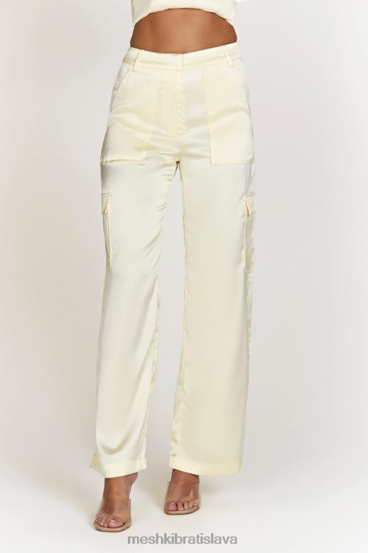 Meshki saténové nákladné nohavice amaya oblečenie kosť 4N0F61511