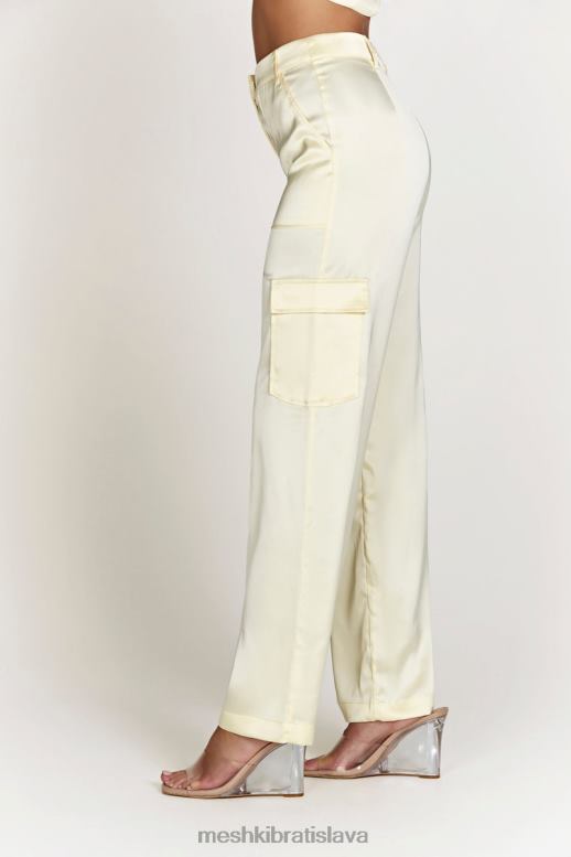 Meshki saténové nákladné nohavice amaya oblečenie kosť 4N0F61511