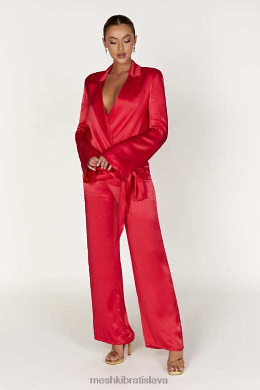Meshki saténové nohavice aspyn oblečenie červená 4N0F61428