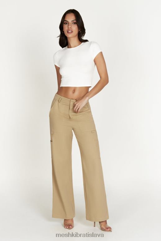 Meshki vicky cargo nohavice oblečenie kameň 4N0F61510