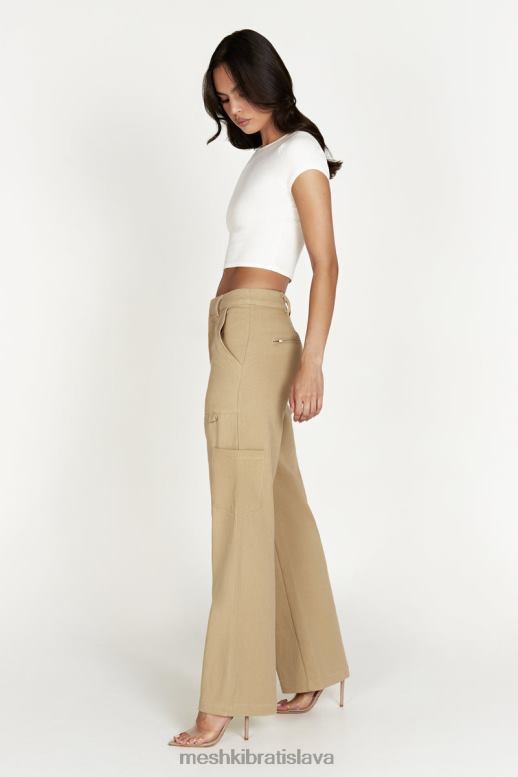 Meshki vicky cargo nohavice oblečenie kameň 4N0F61510