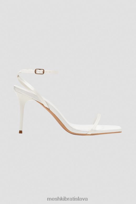 Meshki fleur tenký remienok vysoký podpätok obuv slonovina 4N0F61663