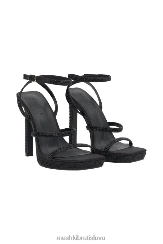 Meshki holandské diamantové podpätky obuv čierna 4N0F61692