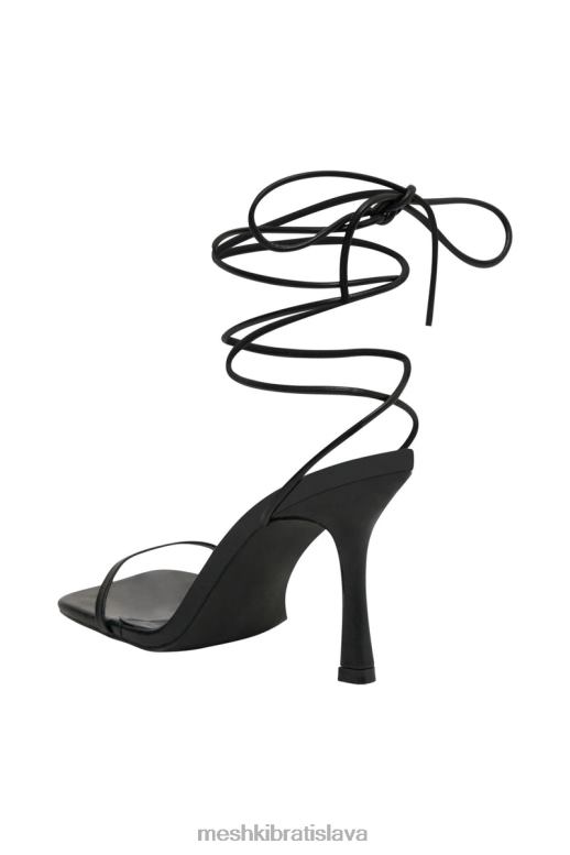 Meshki nikdy si neomotávajte podpätky z umelej kože obuv čierna 4N0F61679