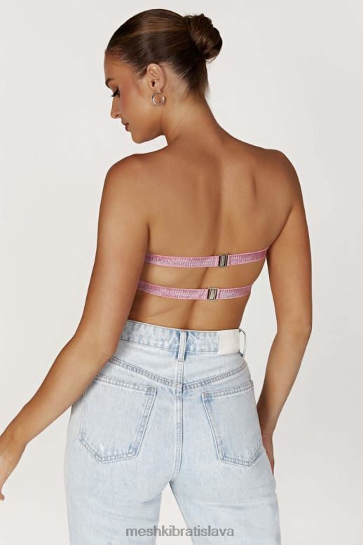 Meshki valerie diamante bandeau oblečenie červenať ružová 4N0F6994