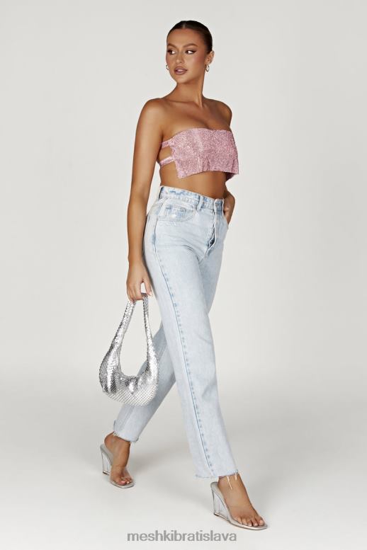 Meshki valerie diamante bandeau oblečenie červenať ružová 4N0F6994