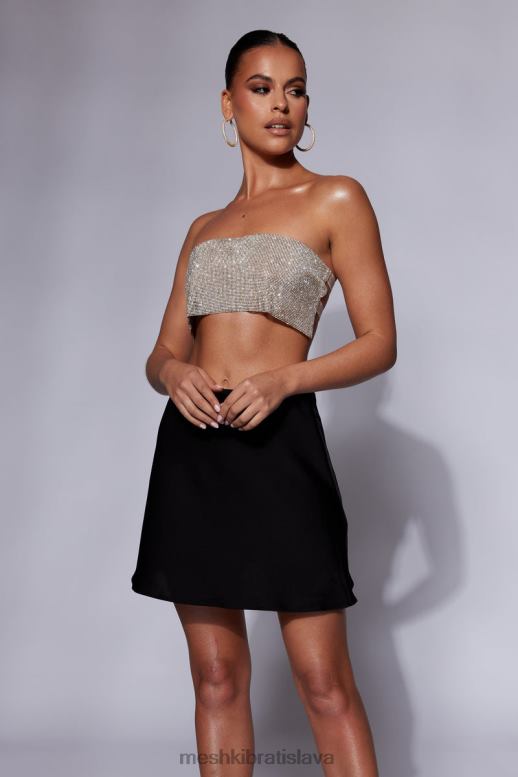 Meshki valerie diamante bandeau oblečenie zlato 4N0F6943