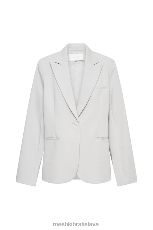 Meshki bexley oversized sako s ramennými vypchávkami oblečenie ľadovo šedá 4N0F61623