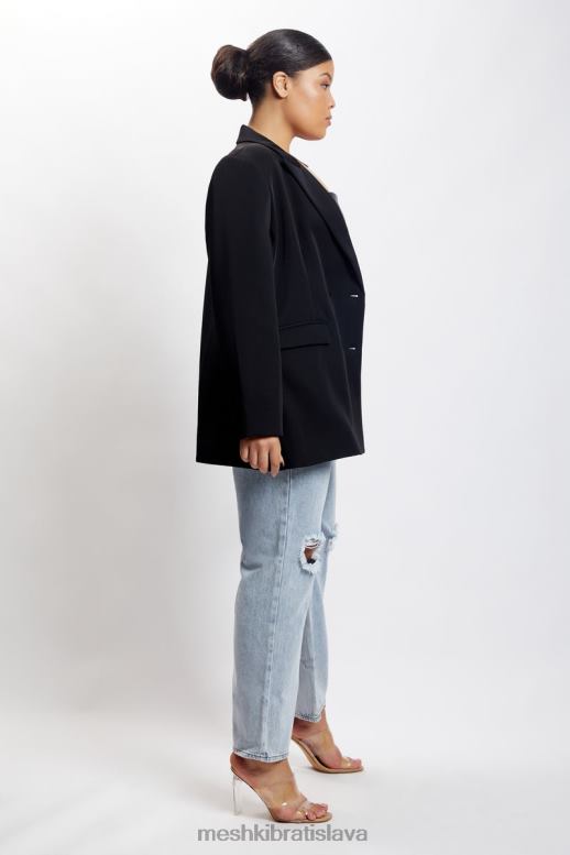 Meshki madison oversized sako oblečenie čierna 4N0F61645