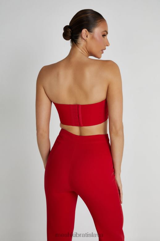 Meshki crop top paloma rose oblečenie červená 4N0F6816