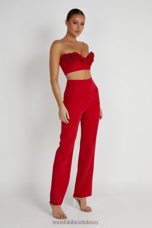 Meshki crop top paloma rose oblečenie červená 4N0F6816