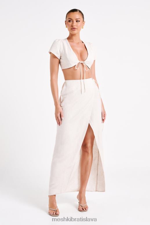 Meshki plátenný crop top fatima oblečenie prirodzené 4N0F6755