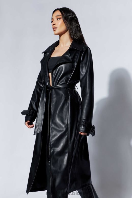 Meshki isla pu priekopa oblečenie čierna 4N0F61638