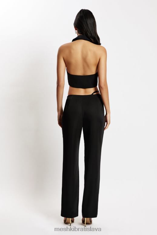 Meshki skrátená vesta semara oblečenie čierna 4N0F61155