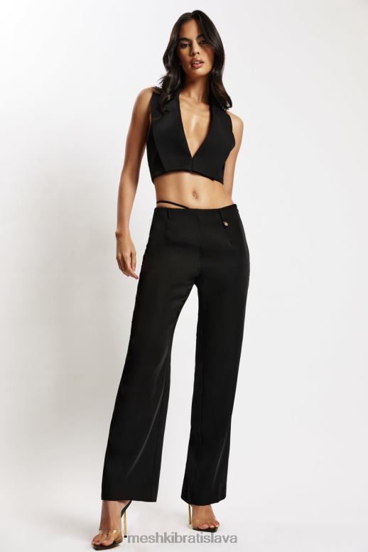 Meshki skrátená vesta semara oblečenie čierna 4N0F61155